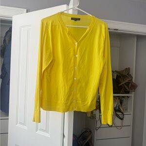 Banana Republic Vibrant Yellow Cotton Top